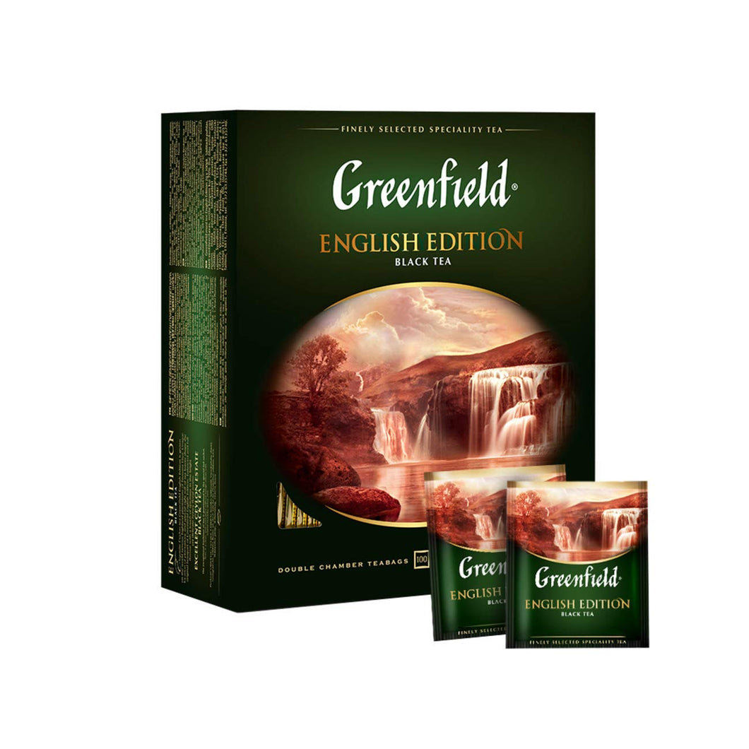 Greenfield English Edition Black Tea 100 Ct