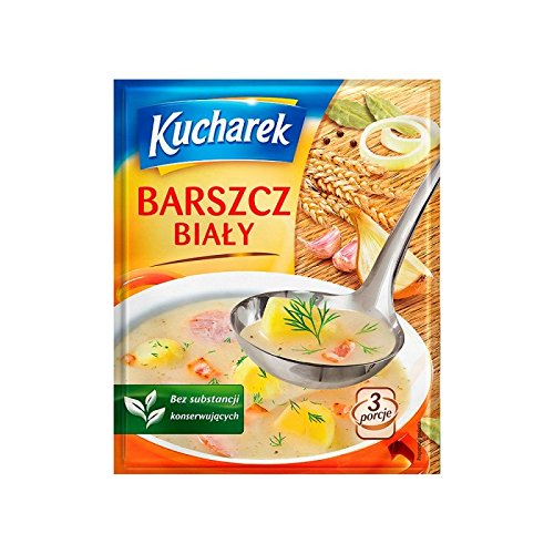 Kucharek Barszcz Bialy White Borscht Soup Mix 40g Bag (5-Pack)