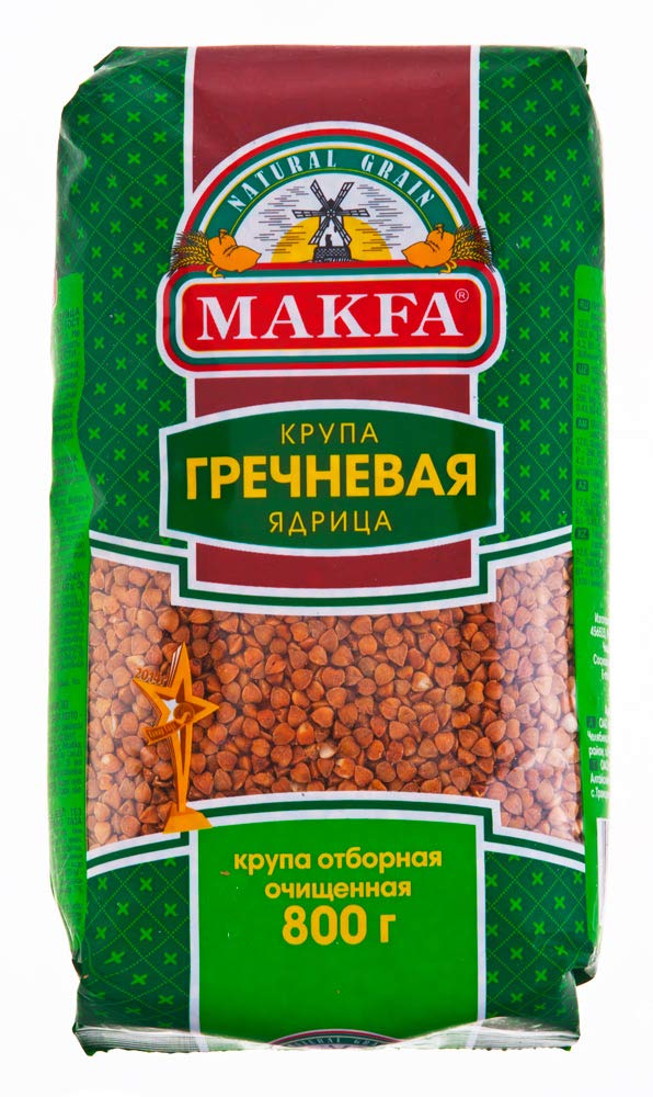 Makfa Buckwheat Organic Groats 28.2 Ounce / 800 Gr. Made in Russia