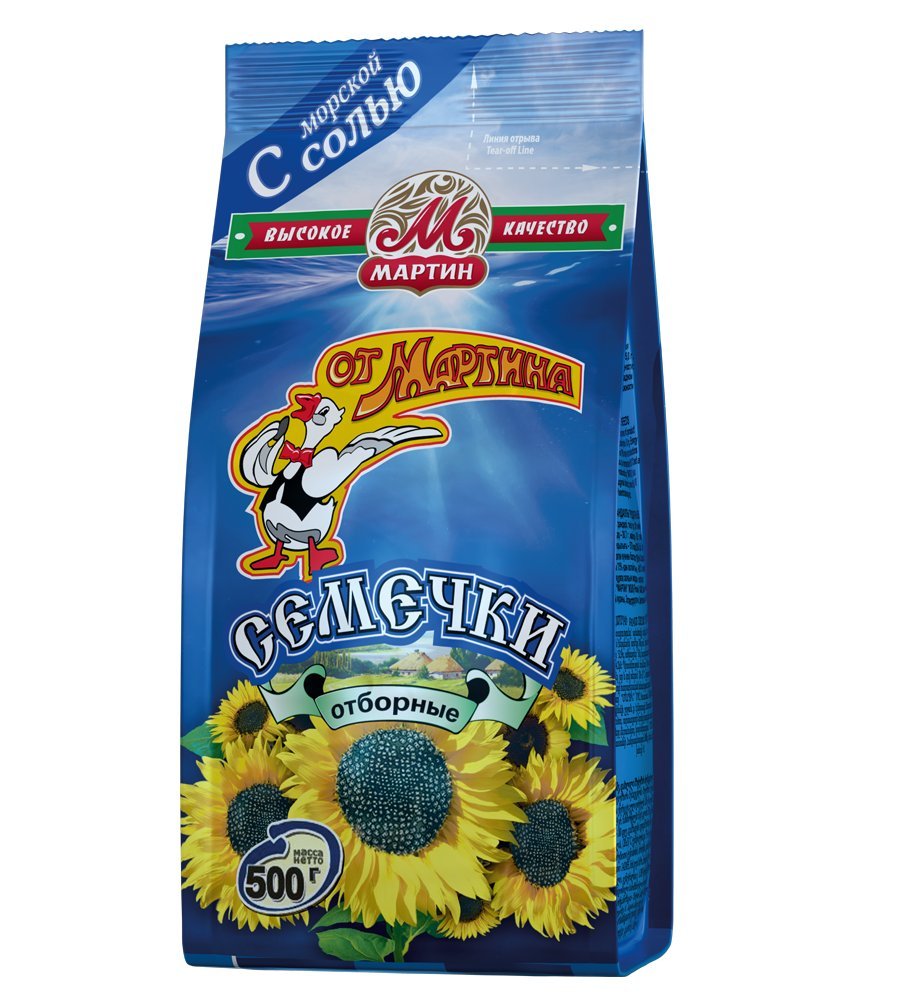 Premium Roasted Sunflower Seeds by Mr.Martin Sea Salted 500G