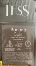 Load image into Gallery viewer, Tess Banana Split Black Tea, Banana and Strawberry Leaf Tea ,20 count
