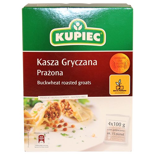 Kupiec Kasza Gryczana Prazona 4x100g